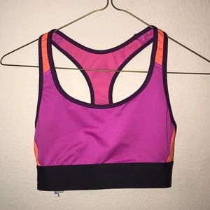 Colorful sports bra